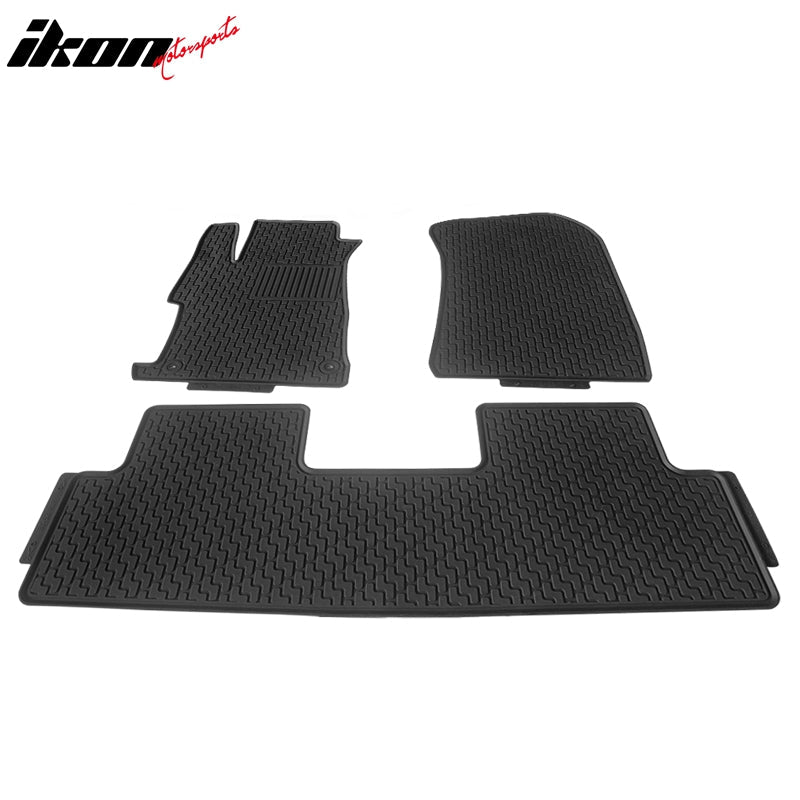 2012-2015 Honda Civic Floor Mats Latex Rubber Front Second Row