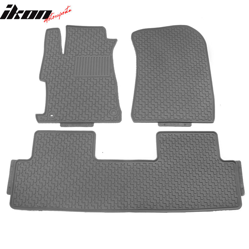 2012-2015 Honda Civic Floor Mats Latex Rubber Front Second Row
