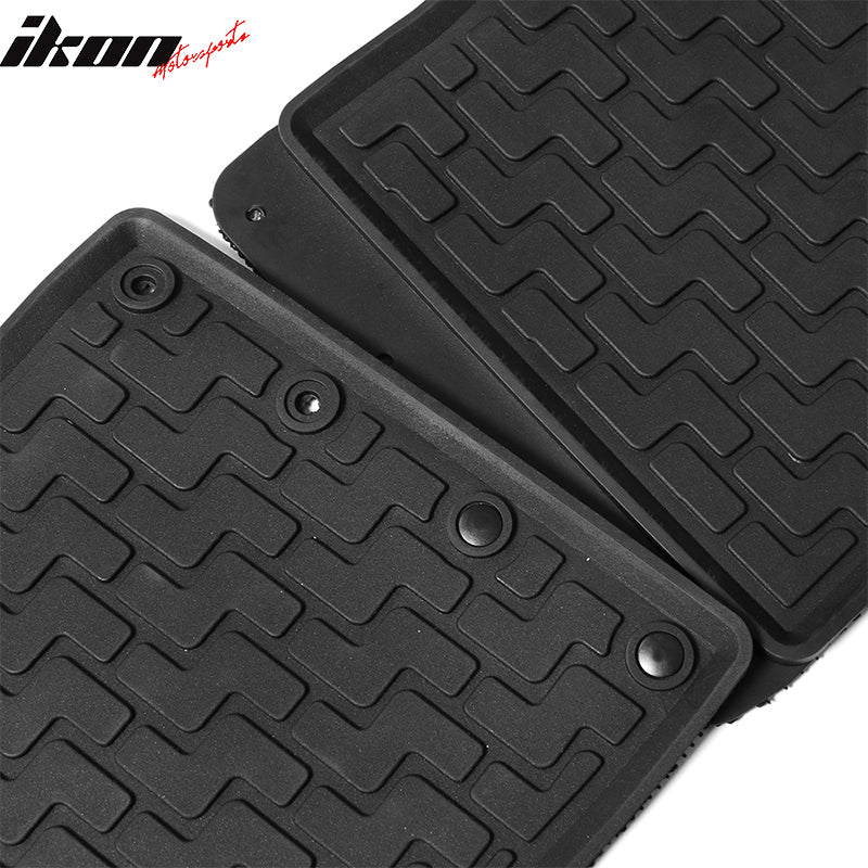 Car Floor Mat for 2012-16 Honda CR-V CRV Black Front Second Row Latex