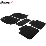 Car Floor Mat for 2012-2017 Toyota Camry Heavy Duty Black 5PC Latex
