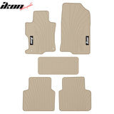 2008-2012 Honda Accord Sedan 4-Door Car Floor Mats Carpet 4PC