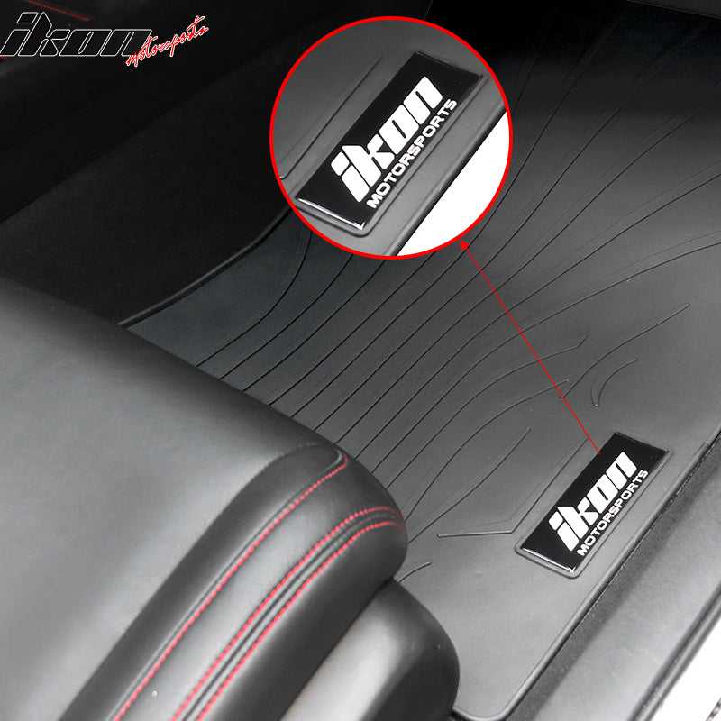 2008-2012 Honda Accord Sedan 4-Door Car Floor Mats Carpet 4PC