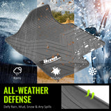 1999-2006 Silverado 1500 Crew Cab Latex Floor Mats All Weather Carpets