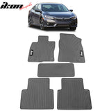 2016-2021 Honda Civic Latex Floor Mats Liner All Weather Carpets