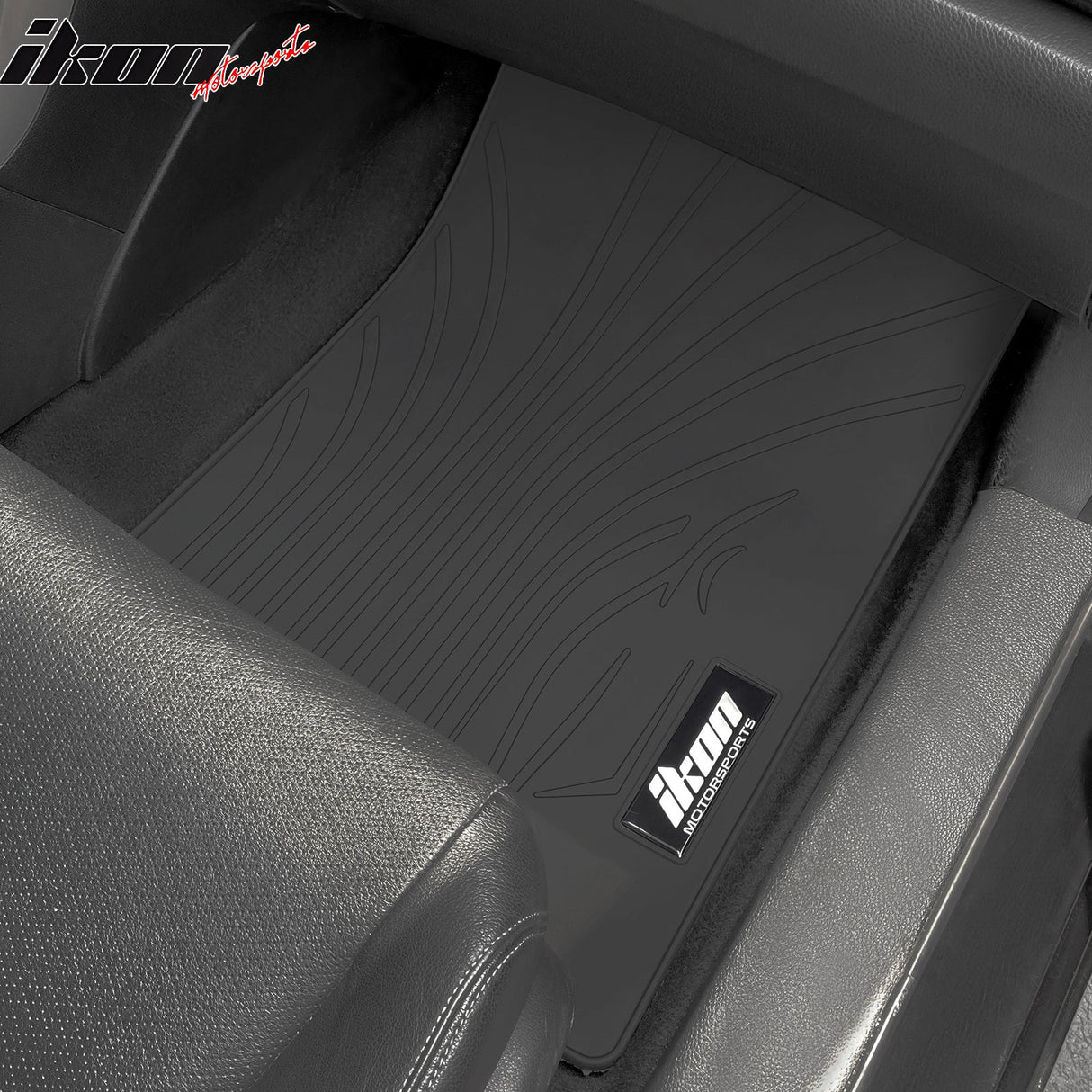 Car Floor Mat for 2013-2017 Honda Accord Latex All Weather  Black 5PC