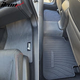 Car Floor Mat for 2013-2017 Honda Accord Latex All Weather  Black 5PC