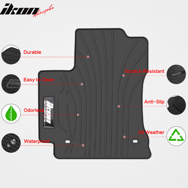 Car Floor Mat for 2014-19 Toyota Corolla Latex All Weather Carpet 5PC