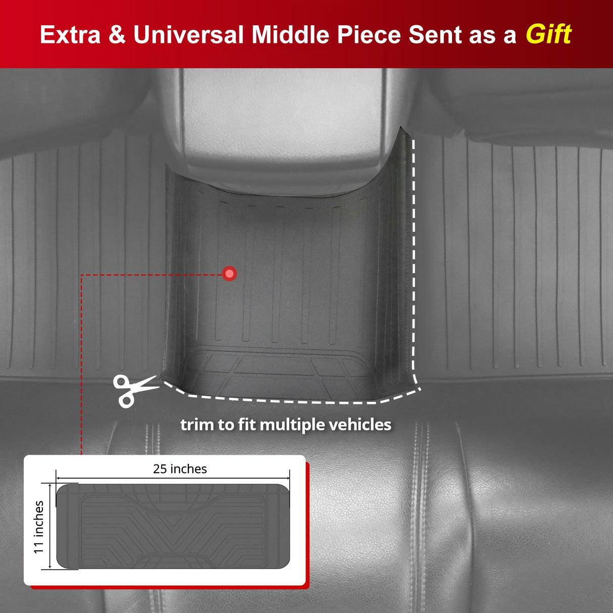 2007-2013 Chevy Silverado Latex Floor Mat All Weather Carpet 5PC