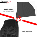 2018-2022 Honda Accord Latex Floor Mats All Weather Carpets 5PC