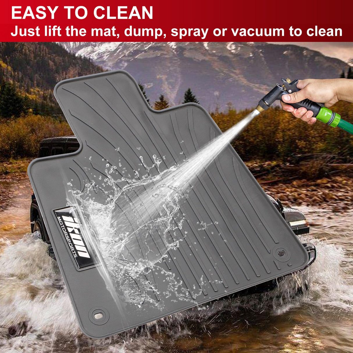 2018-2022 Honda Accord Latex Floor Mats All Weather Carpets 5PC