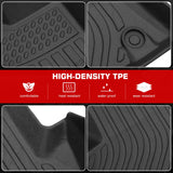 Floor Mats for Audi A4/S4 Sedan 2009-2016 & Allroad Wagon 2013-2016 All Weather Carpets Liner Guard TPE 3PCS Set