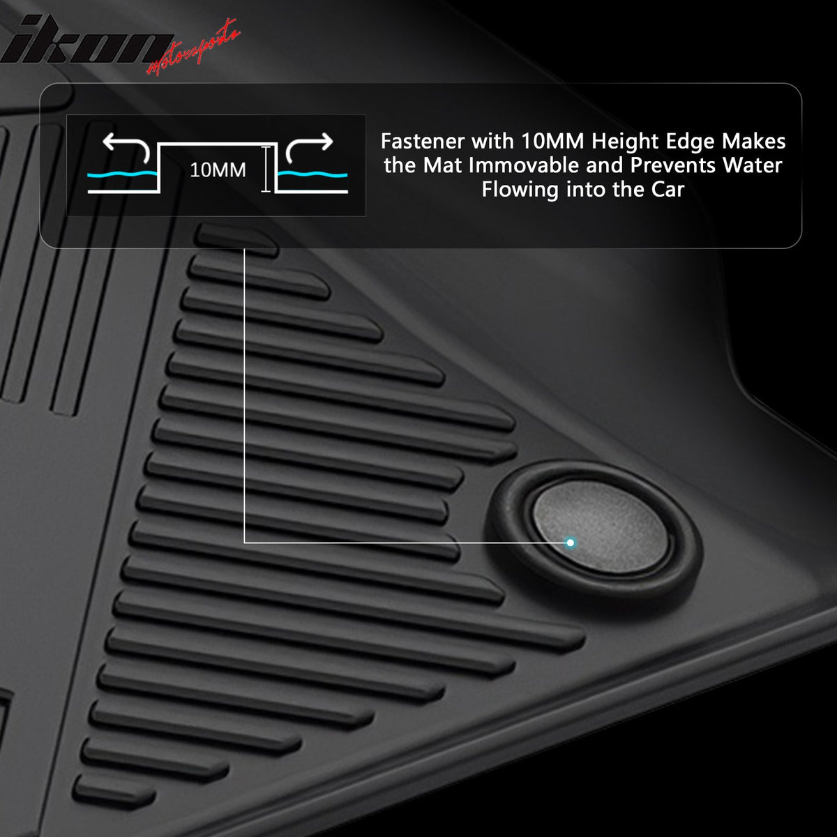 Floor Mat for Audi A6 A7 RS7 S6 S7 2012-2018 3D IKON All Season Carpet TPE
