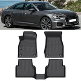 2019-2025 Audi A6/A7/S6/S7/RS6/RS7 Floor Mats TPE Carpets 3D Liner