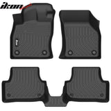 2016-2020 Audi A3 & S3 Sedan 4Dr 3D TPE All Weather Waterproof Anti-Slip Front Rear Driver Passenger Side Interior Floor Mats Cargo Liner Carpets 3PCS