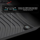 2016-2020 Audi A3 & S3 Sedan 4Dr 3D TPE All Weather Waterproof Anti-Slip Front Rear Driver Passenger Side Interior Floor Mats Cargo Liner Carpets 3PCS