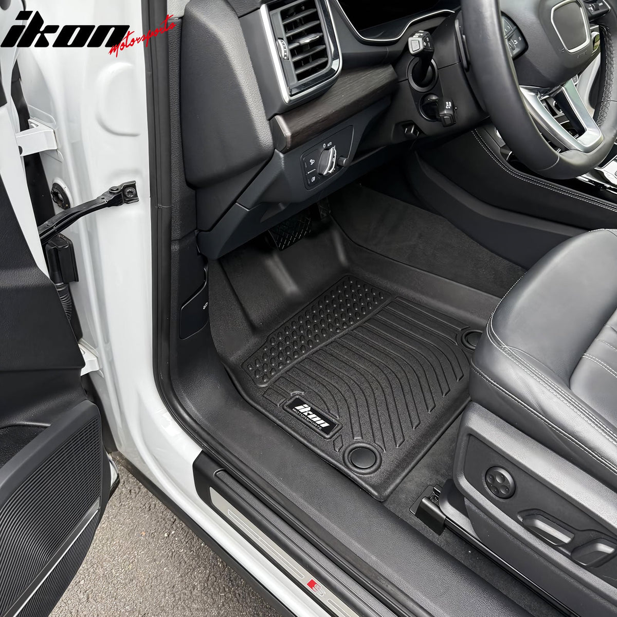 2018-2025 Audi Q5/SQ5/Q5 PHEV/Q5 & SQ5 Sportback 3D TPE All Weather Waterproof Anti-Slip Driver Passenger Side Interior Floor Mats Cargo Liner Carpets