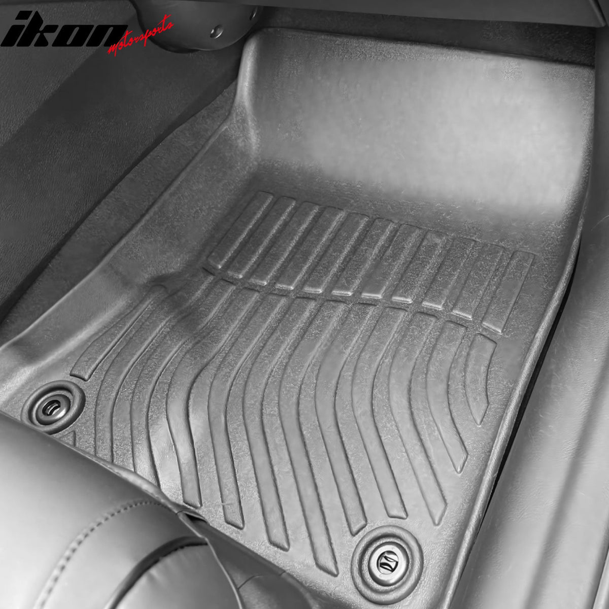 2013-2022 Acura ILX 3D TPE All Weather Waterproof Anti-Slip Front Rear Driver Passenger Side Interior Floor Mats Cargo Liner Carpets Black 3PCS