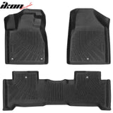 2007-2013 Acura MDX 1st & 2nd Rows Anti-Slip Floor Mats All Weather Carpets TPE