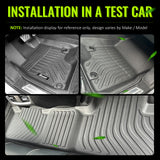 2019-2025 Acura RDX 5-Seat 3D Floor Mats All Weather TEP Carpets 3PCS