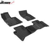 2018-2026 Alfa Romeo Stelvio IKON Style Anti-Slip Floor Mats All Weather Carpets 3PCS TPE