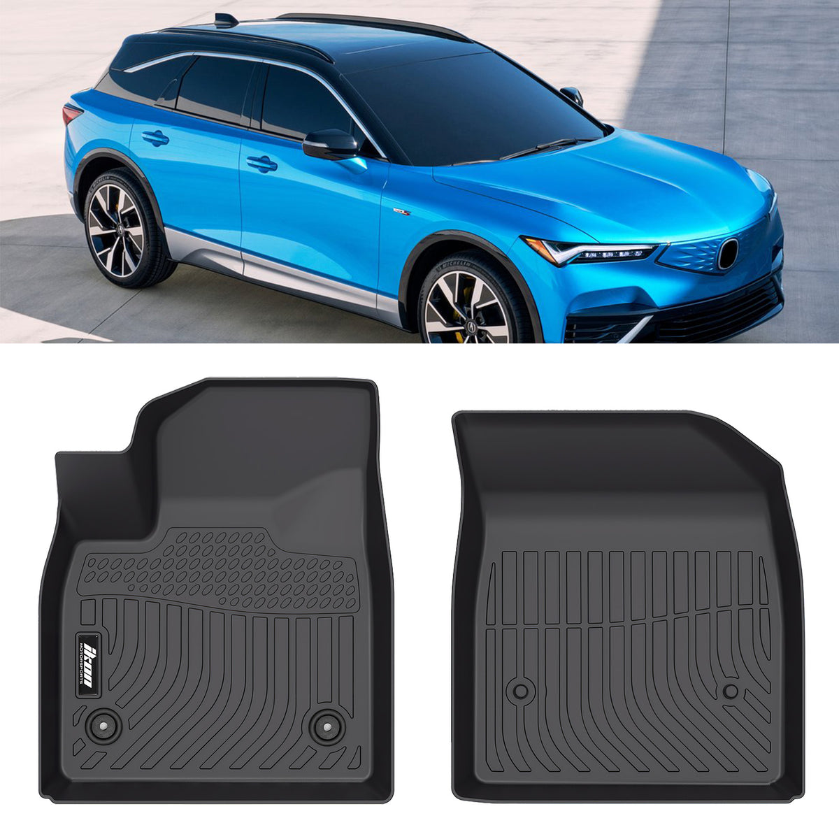 2024-2025 Acura ZDX Floor Mats TPE Carpets 3D All Weather Boot Liner