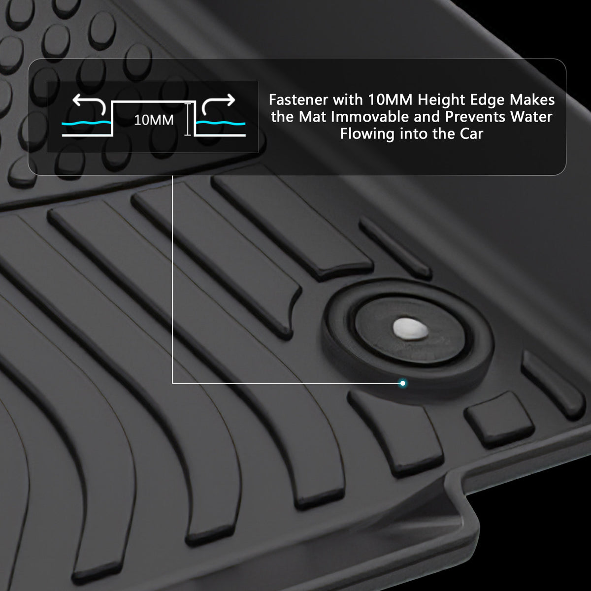 2021-2023 Buick Envision Floor Mats TPE Carpets 3D All Weather Liner