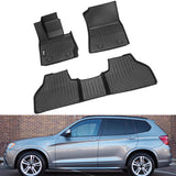 2011-2017 BMW X3 F25 2015-2018 X4 F26 3D Floor Mats TEP Carpets 3PCS