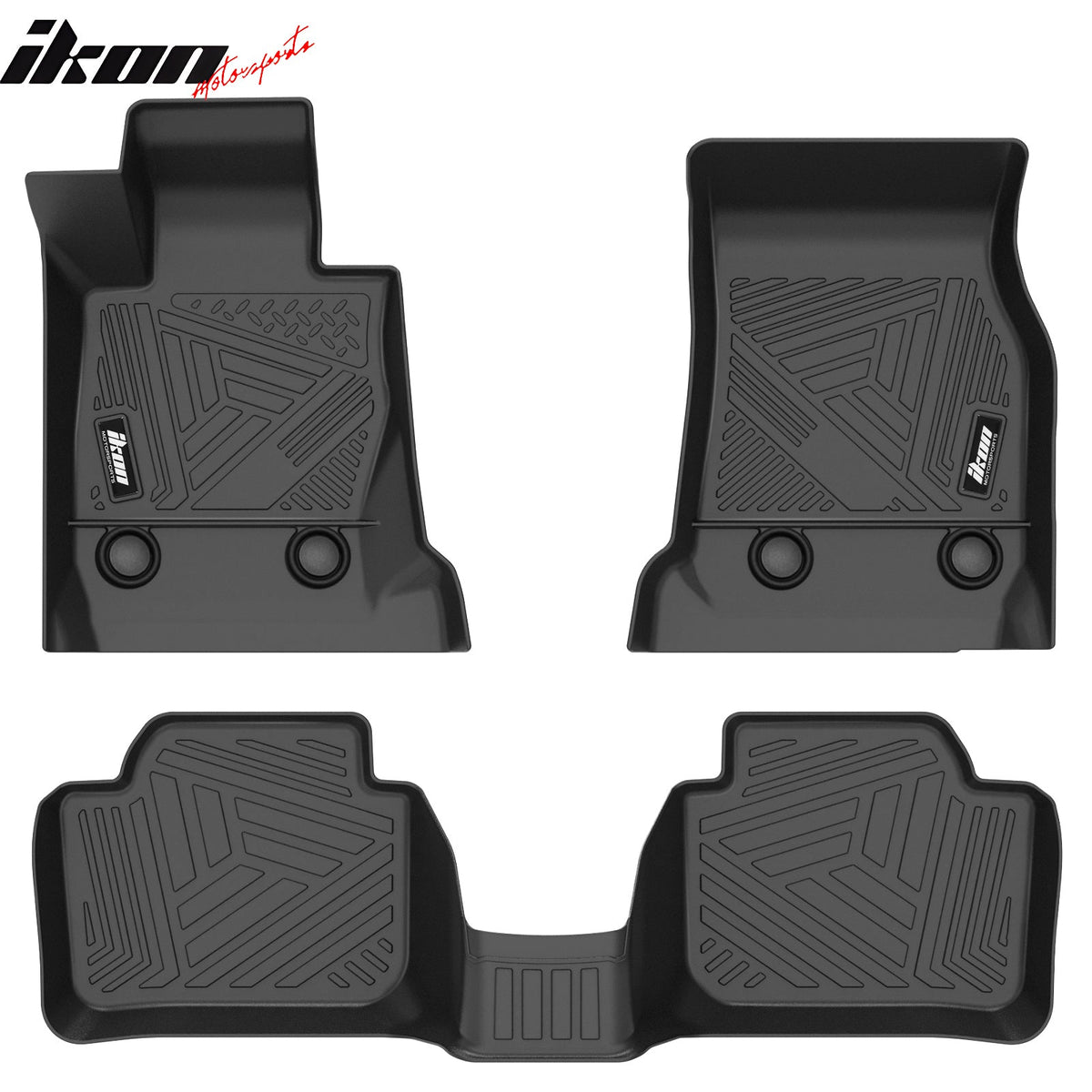 3D Molded IKON Floor Mats Carpets for BMW 3-Series F30 AWD 2012-2018 TPE