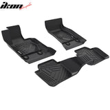3D Molded IKON Floor Mats Carpets for BMW 3-Series F30 AWD 2012-2018 TPE