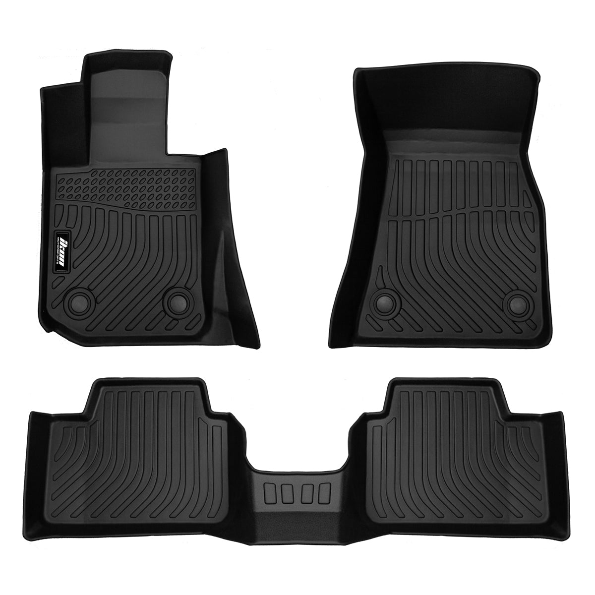 3D Floor Mats for BMW 3-Series G20 RWD 2019-2026 All Weather TEP Carpets