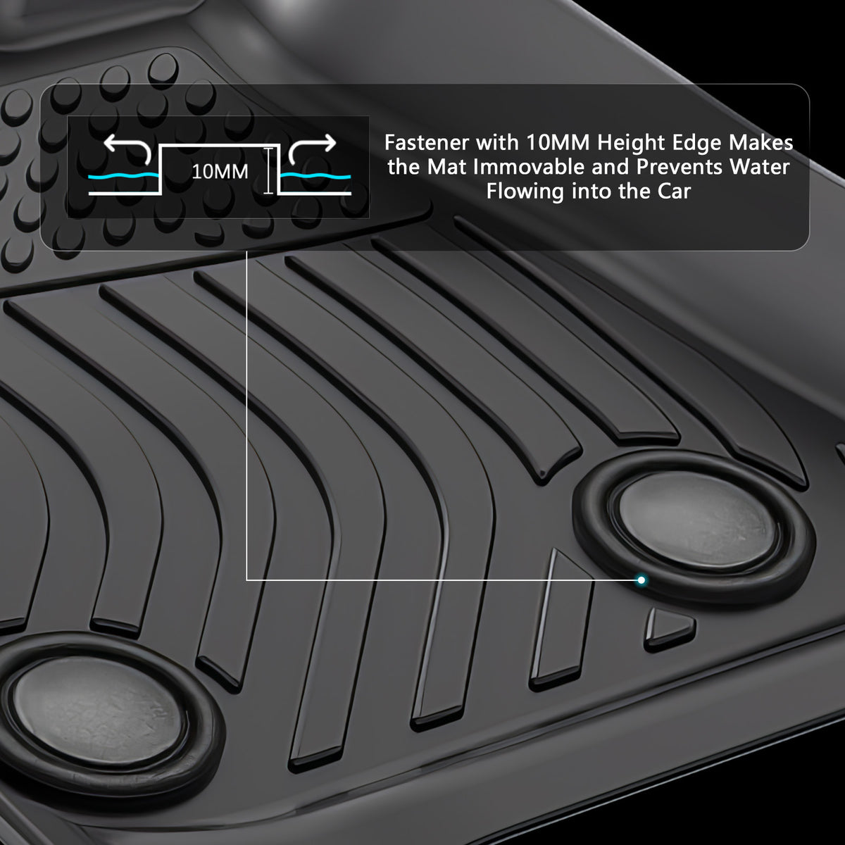 2022-2026 BMW G26 i4 Floor Mats TPE Carpets 3D All Weather Boot Liner