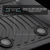 2022-2026 BMW G26 i4 Floor Mats TPE Carpets 3D All Weather Boot Liner