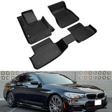 2017-2023 BMW 5-Series G30 3D Floor Mats Liner All Weather TEP Carpets