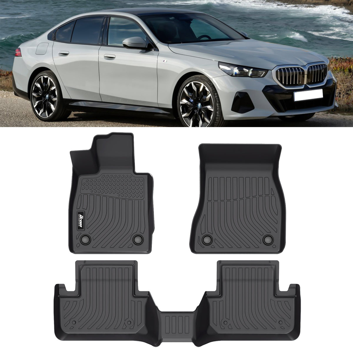 2024-2026 BMW G60 i5/25-26 G60 550e/25 G90 M5 Floor Mats TPE 3D Carpet