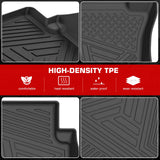 2012-2015 Honda Civic Sedan 3D IKON Floor Mats All Season Carpets TPE