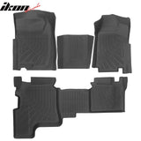 1988-2000 Silverado 1500 C2500 C3500 Extended Anti-Slip Floor Mats Carpets TPE