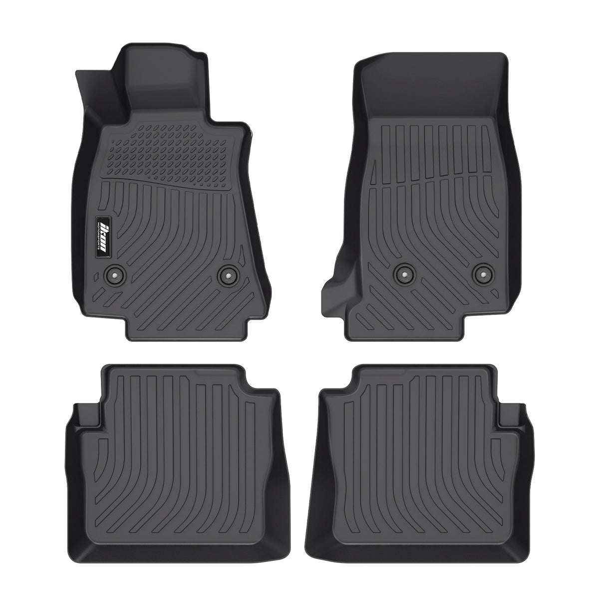 3D Floor Mats for Cadillac CT5 2020-2026 All Weather Heavy Duty Liners TPE
