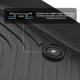 3D Floor Mats for Cadillac CT5 2020-2026 All Weather Heavy Duty Liners TPE