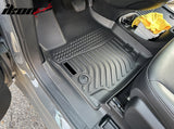 2017-2024 Chrysler Pacifica Touring & 2025-2027 Select 3D TPE All Weather Waterproof Driver Passenger Side Interior Floor Mats Cargo Liner Carpets