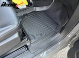2017-2024 Chrysler Pacifica Touring & 2025-2027 Select 3D TPE All Weather Waterproof Driver Passenger Side Interior Floor Mats Cargo Liner Carpets