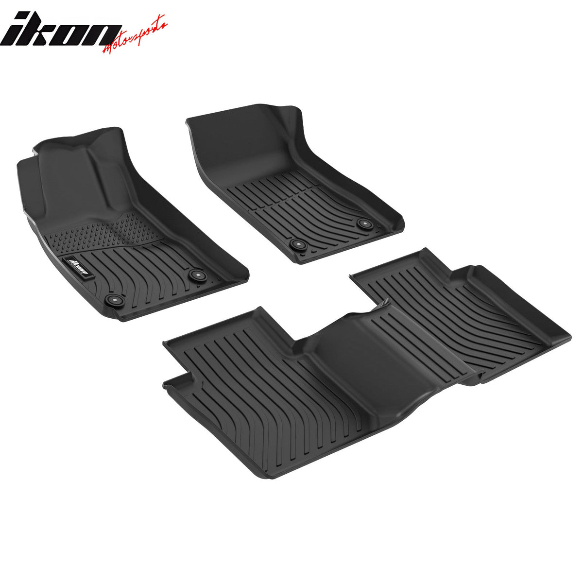 2014-2020 Chevrolet Impala 3D TPE All Weather Waterproof Anti-Slip Front Rear Driver Passenger Side Interior Floor Mats Cargo Liner Carpets 3PCS