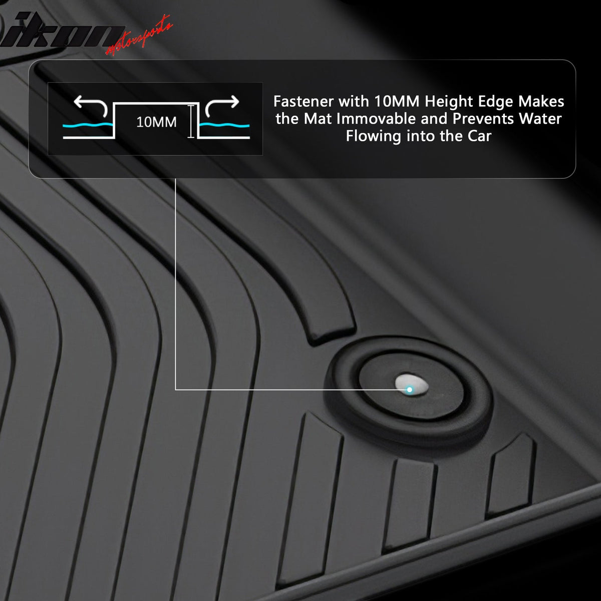 Floor Mats for Chevrolet Sonic 2012-2020 All Weather Carpets Liner Guard TPE 3PCS Set
