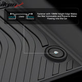 Floor Mats for Chevrolet Sonic 2012-2020 All Weather Carpets Liner Guard TPE 3PCS Set