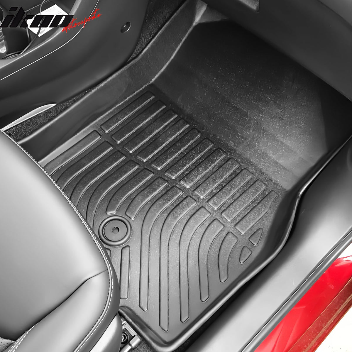 Floor Mats for Chevrolet Spark 2016-2022 All Weather Carpets Liner Guard TPE 3PCS Set
