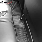 Floor Mats for Chevrolet Spark 2016-2022 All Weather Carpets Liner Guard TPE 3PCS Set