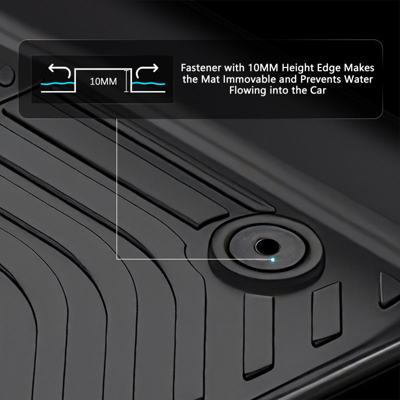 2024-2026 Chevy Silverado EV & GMC Sierra EV 3D Floor Mats Liner TPE