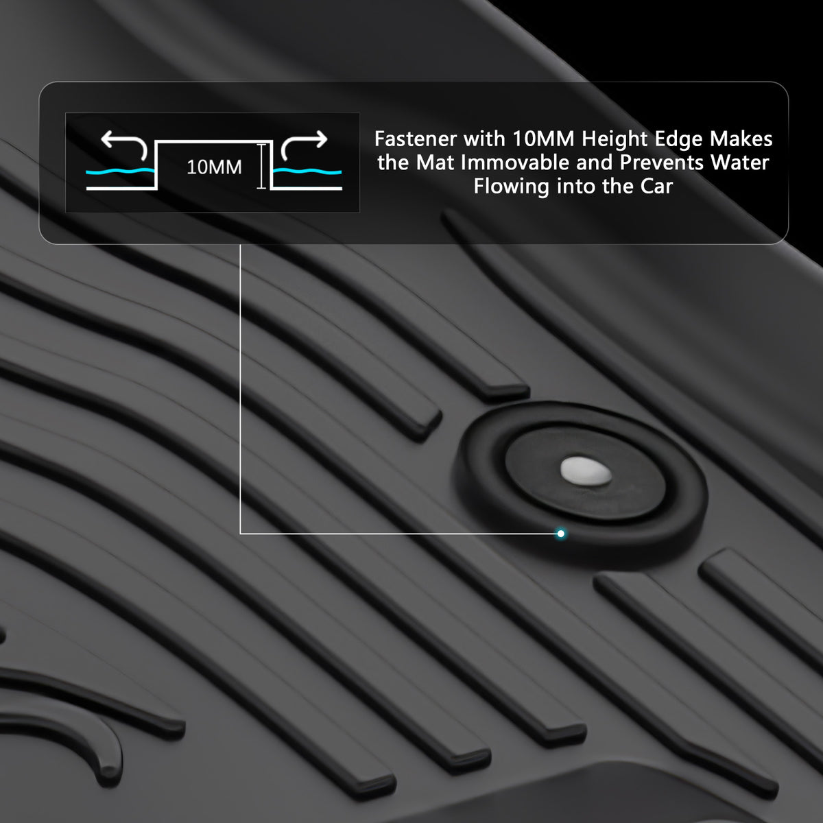 2023-2025 Colorado/Canyon Floor Mats TPE Carpets 3D All Weather Liner