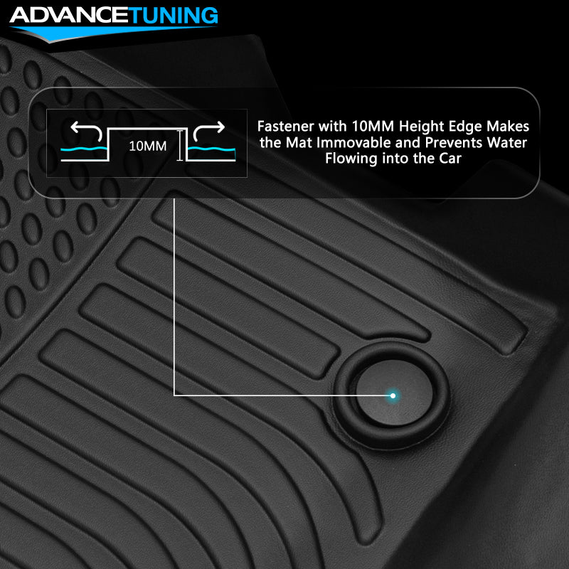 Floor Mats Liners for Chevy Equinox GMC Terrain 2012-2017 3D TEP Carpets