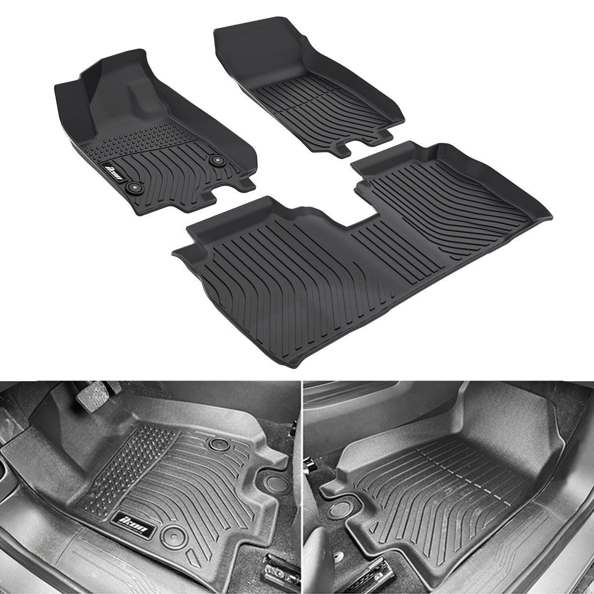 2024-2025 Chevrolet Equinox EV 3D Floor Mats All Weather Carpet TPE