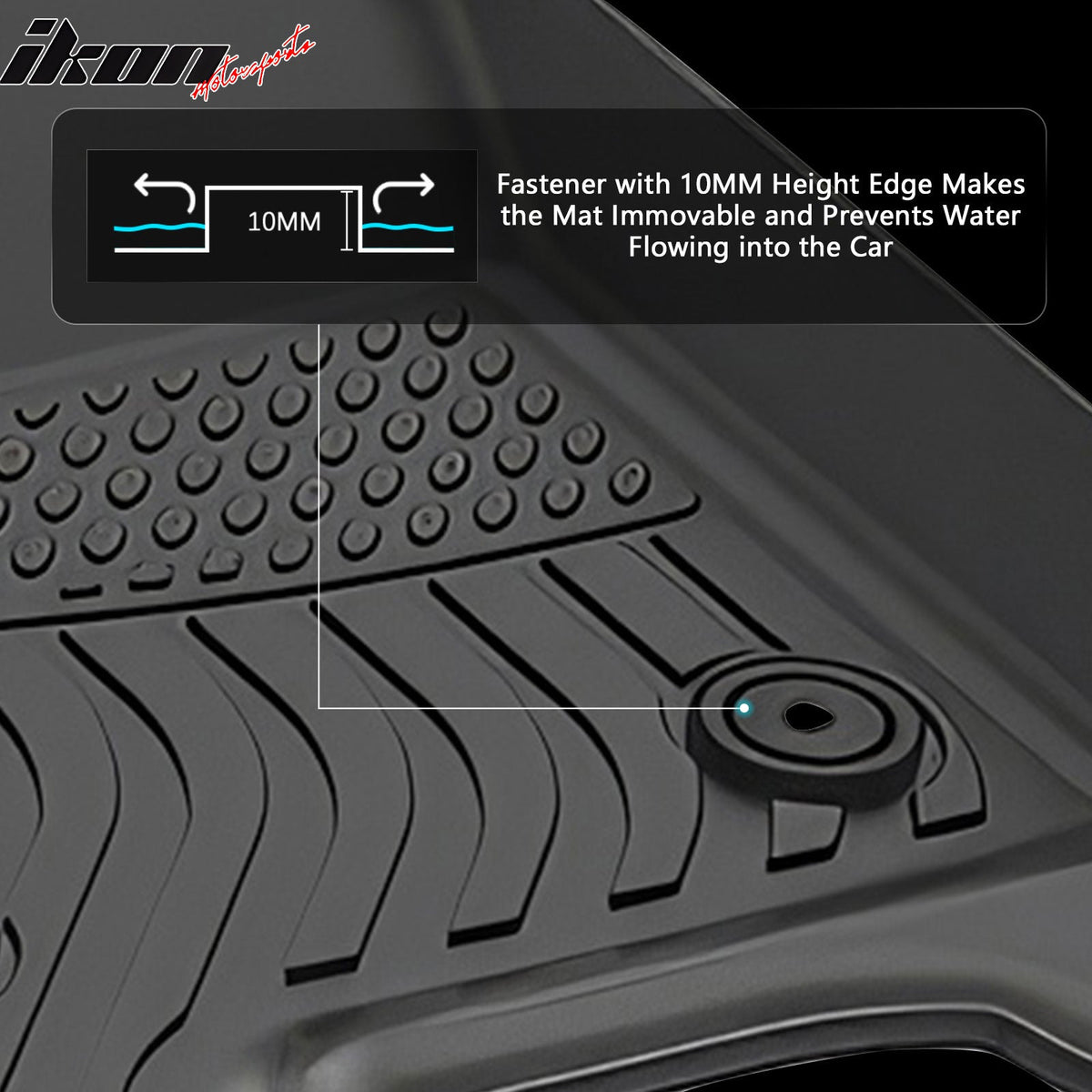 2015-2020 Chevrolet Suburban& GMC Yukon XL Floor Mats+ Trunk Mat+ Backrest Mats All Weather Carpets Liner Guard TPE